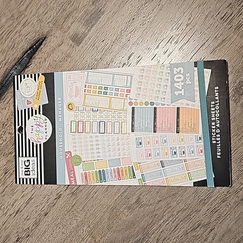 Happy Planner Household sticker book 1403 pieces